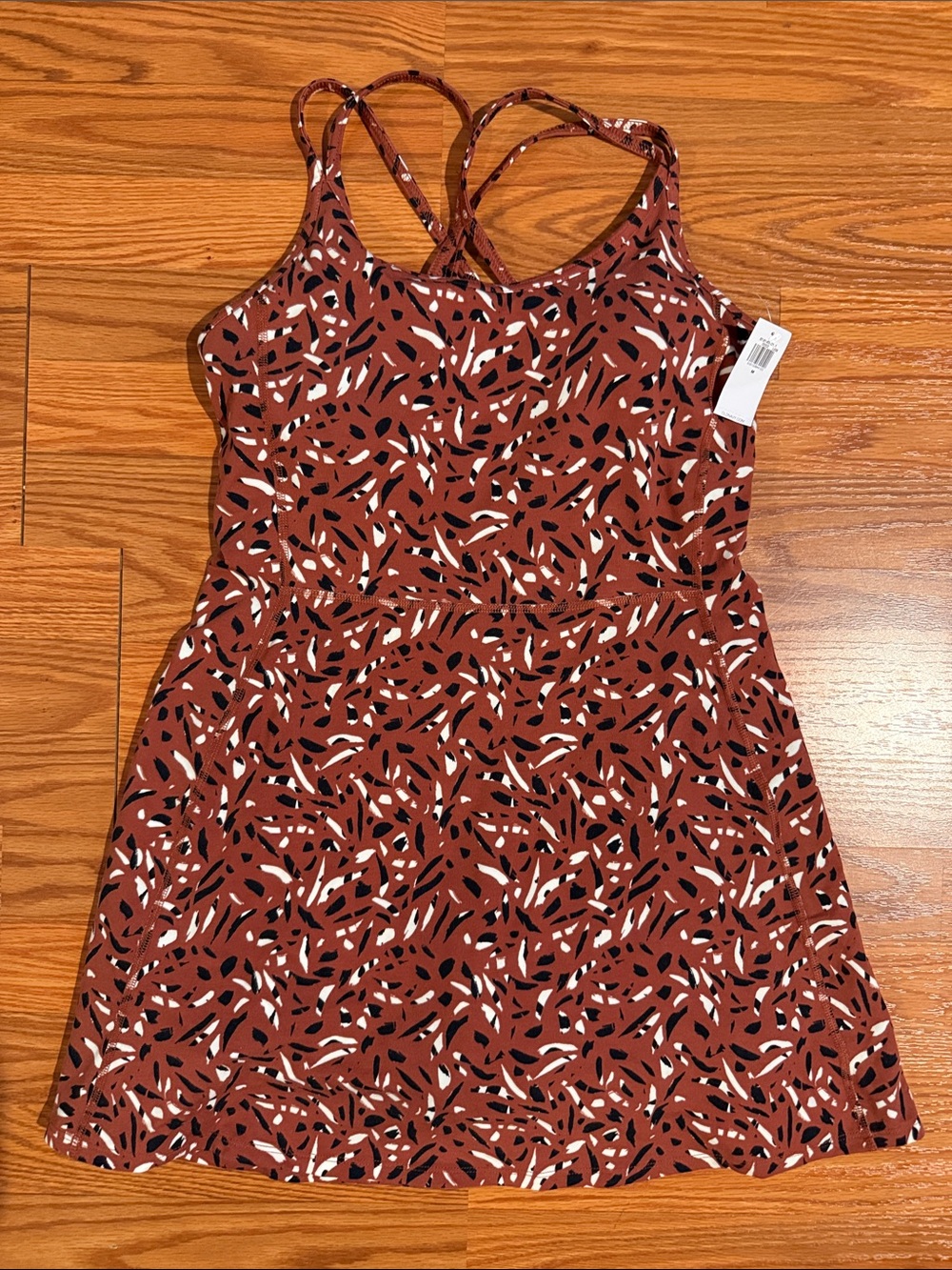 Old Navy Cross Straps Tank Athletic Dress with Shorts NWT